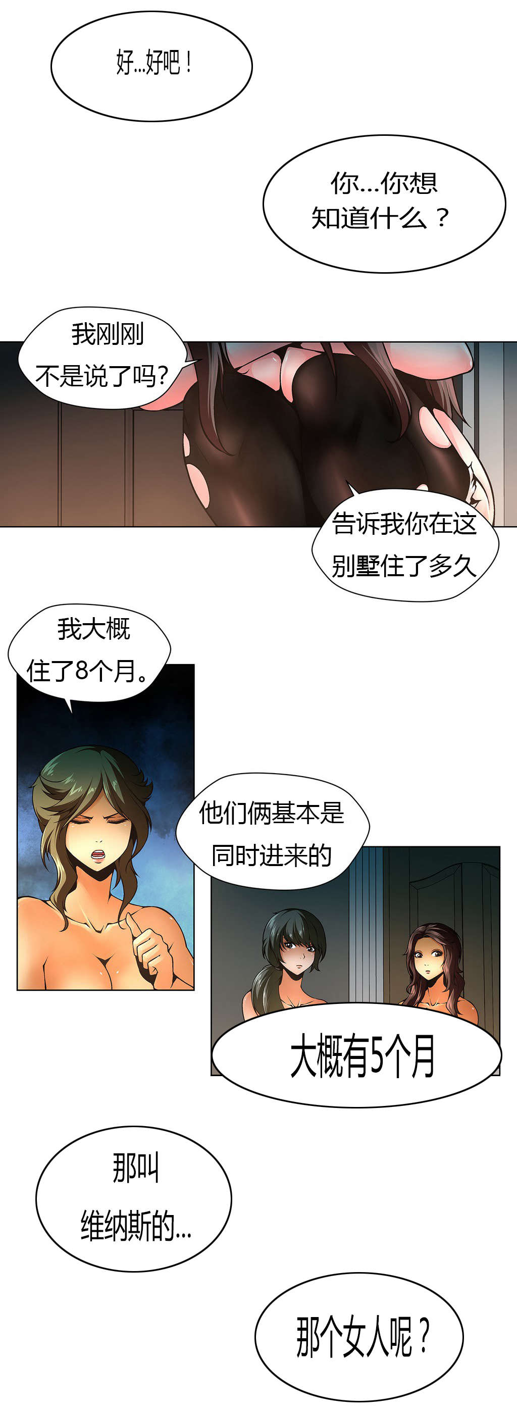 监禁庄园漫画,第14章：阴森的房间3图
