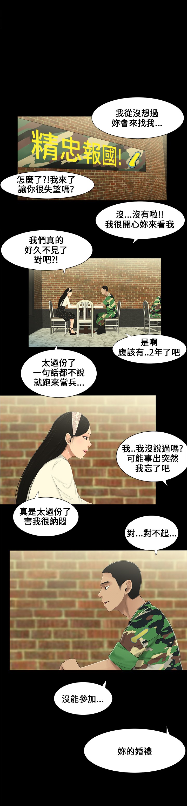 秘密日记漫画,第4章：当兵3图