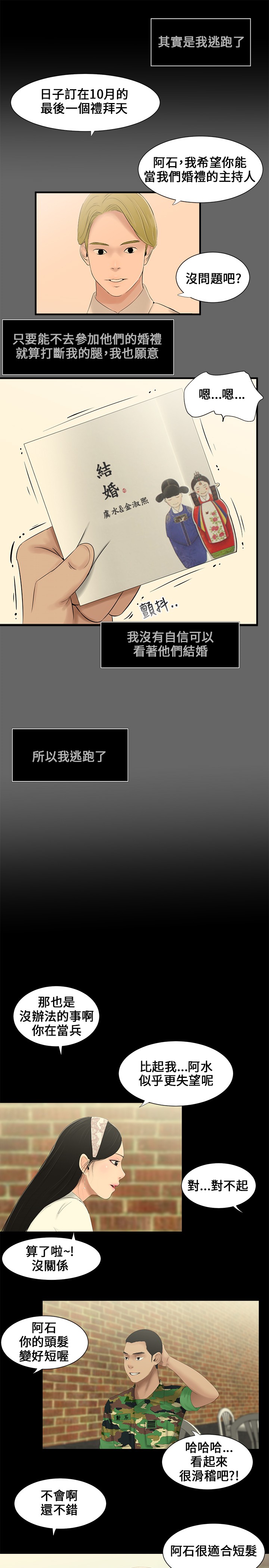 秘密日记漫画,第4章：当兵4图