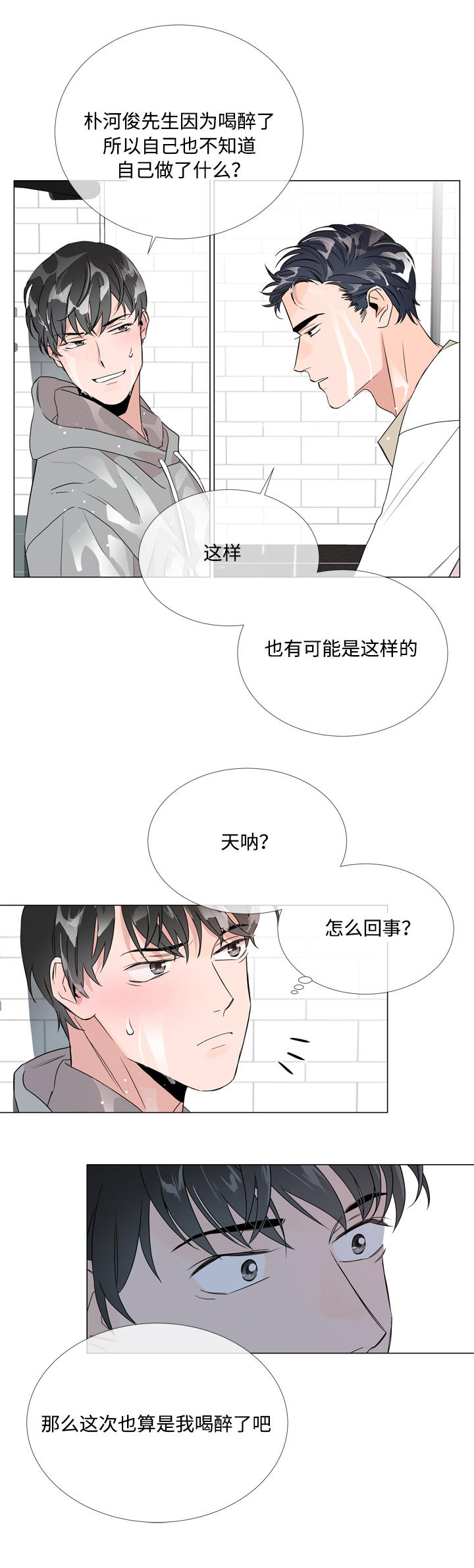 目标人物好看吗漫画,第12章：浴室3图