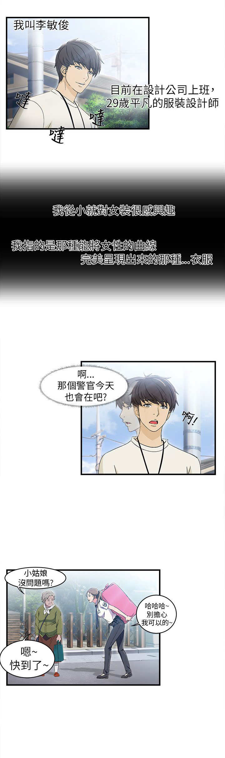 女装设计师漫画,第1章：警员篇15图