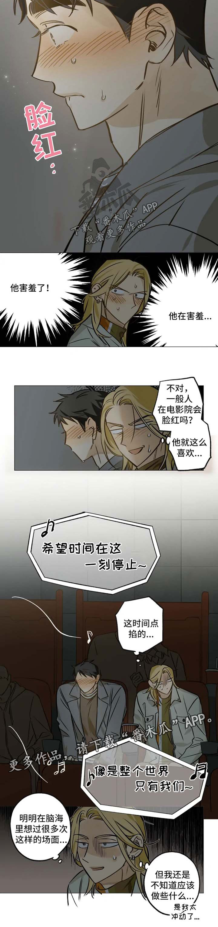 焦点视线漫画,第37章：电影院1图