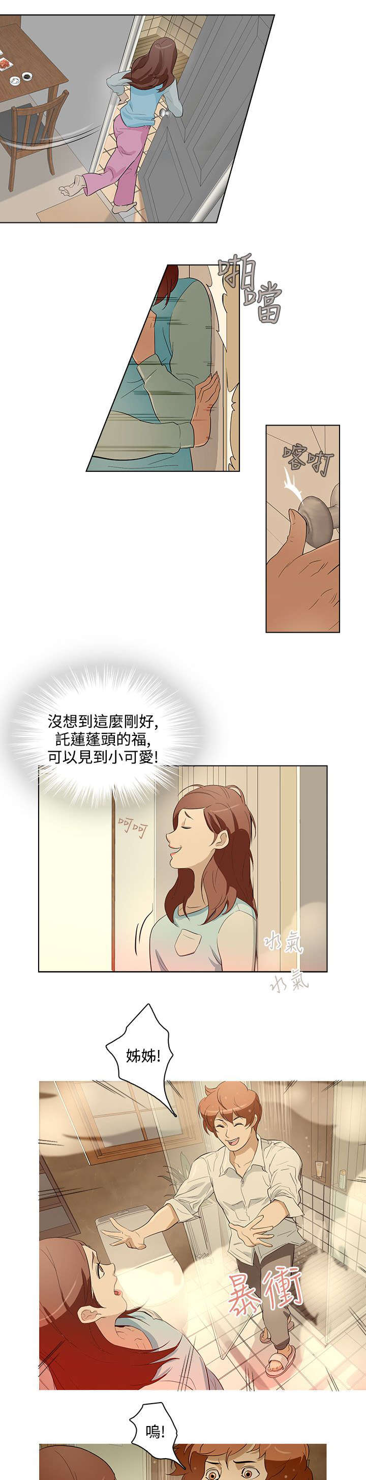 人格碎片有哪些漫画,第19章：浴室1图