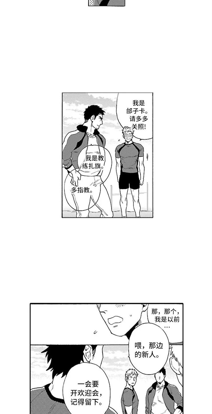 我们的相遇漫画,第3章：橄榄球部1图
