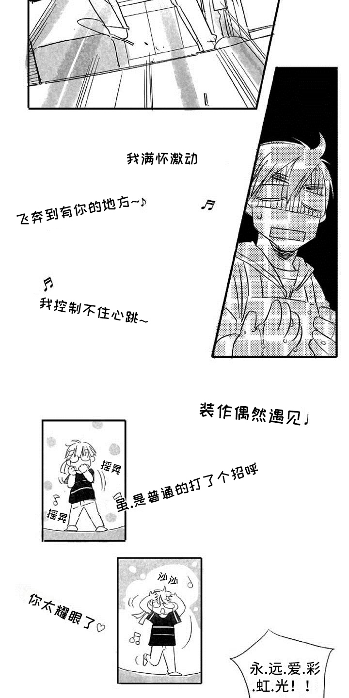 爱上偶像宅漫画,第2章：差异4图