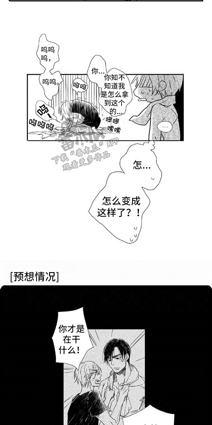爱上偶像宅漫画,第4章：哭泣4图
