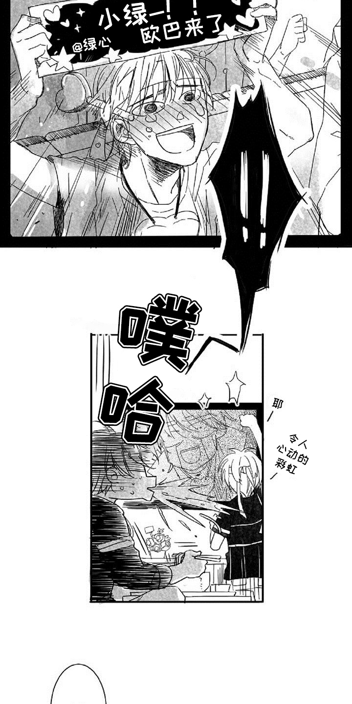 爱上偶像宅漫画,第1章：喜欢2图