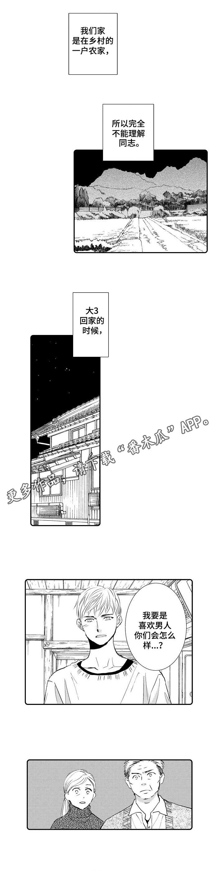 心意相通漫画,第2章：不好表露2图