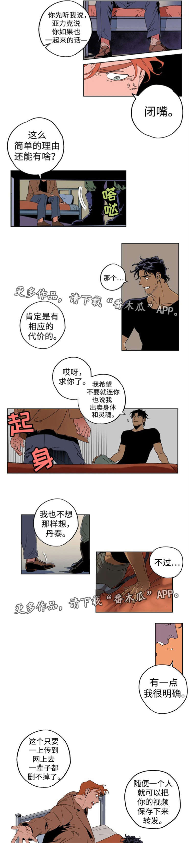 合作拍摄漫画,第12章：出卖自己1图