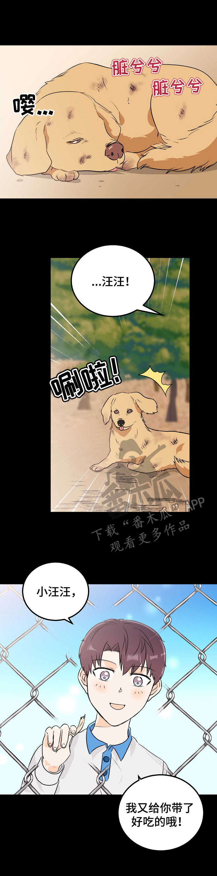 天堂门票漫画,第19章：流浪狗4图