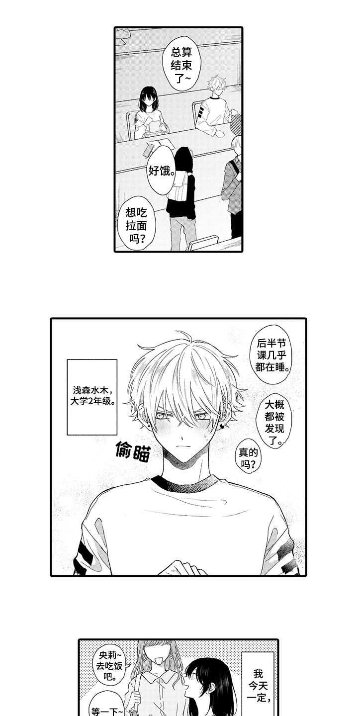 在佐仓的手掌中漫画,第1章：暗恋1图