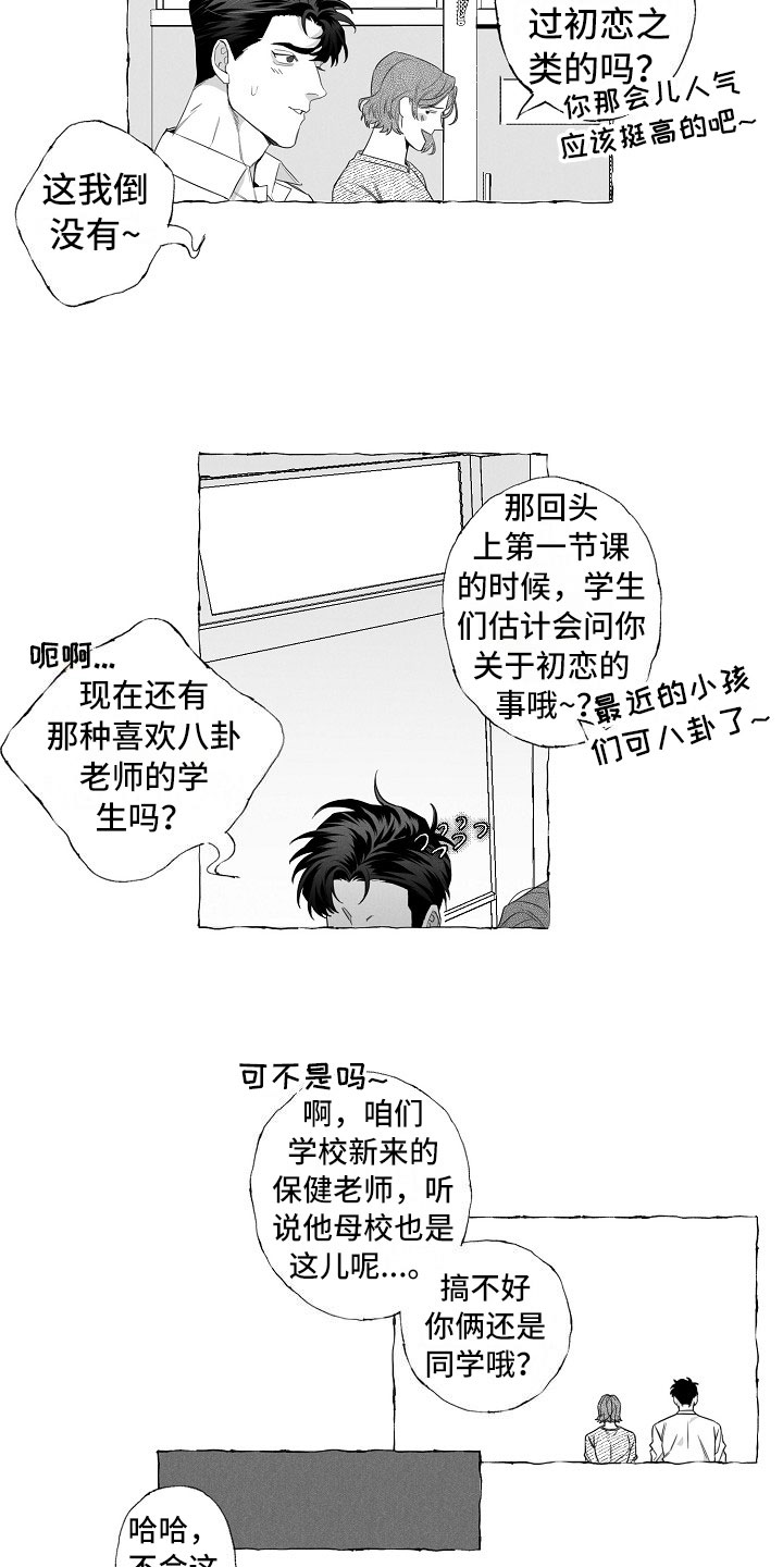 我的真心实意漫画,第1章：重回母校4图