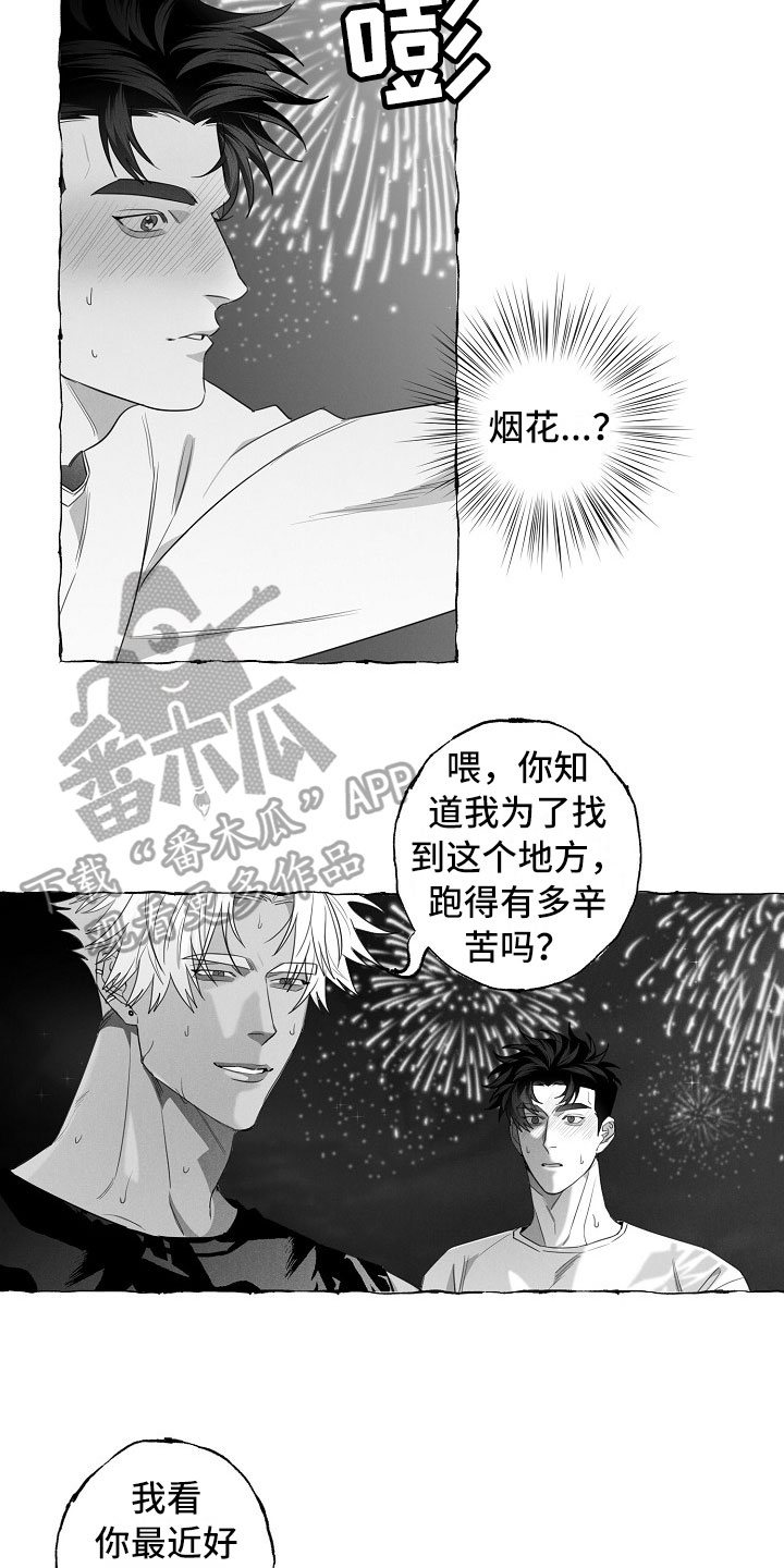 真心实意漫画,第13章：看烟花2图