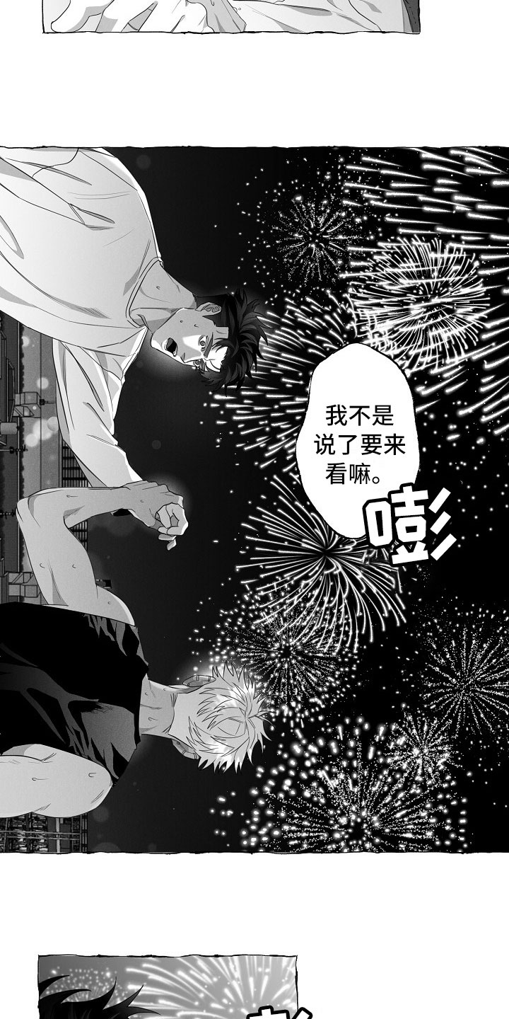 真心实意漫画,第13章：看烟花1图