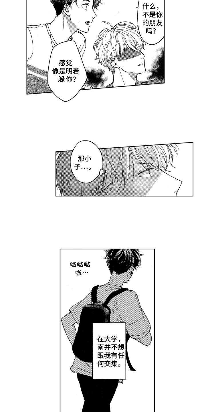 隐藏的心漫画,第6章：闪躲1图