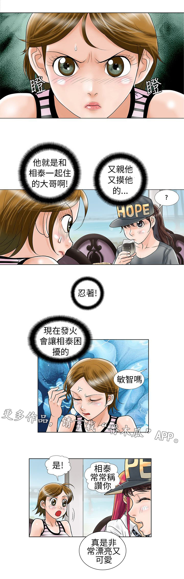 复杂人物漫画,第10章：喝酒1图