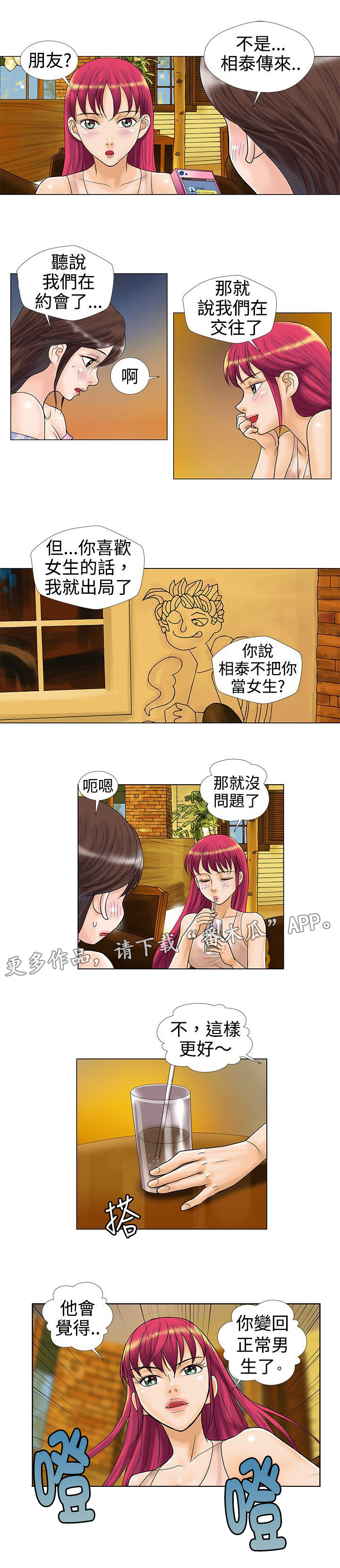 复杂人物漫画,第16章：酒吧3图