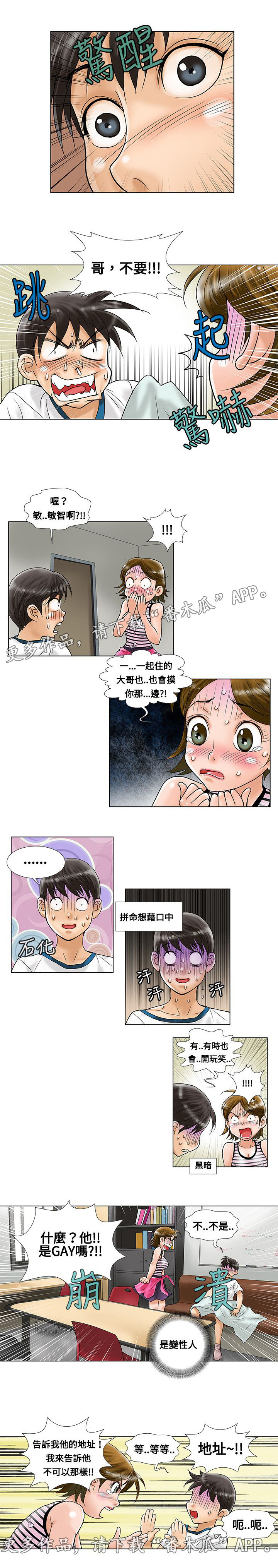 复杂人物漫画,第7章：惊吓4图