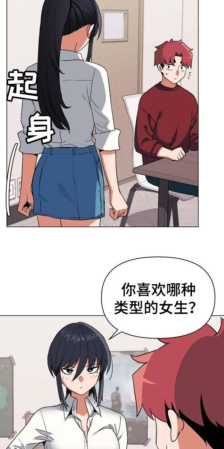 大学俱乐部漫画,第13章：扭扭捏捏1图