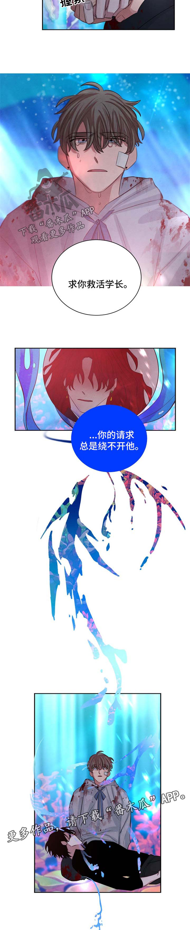 感官味道漫画,第89章：求你救活学长1图