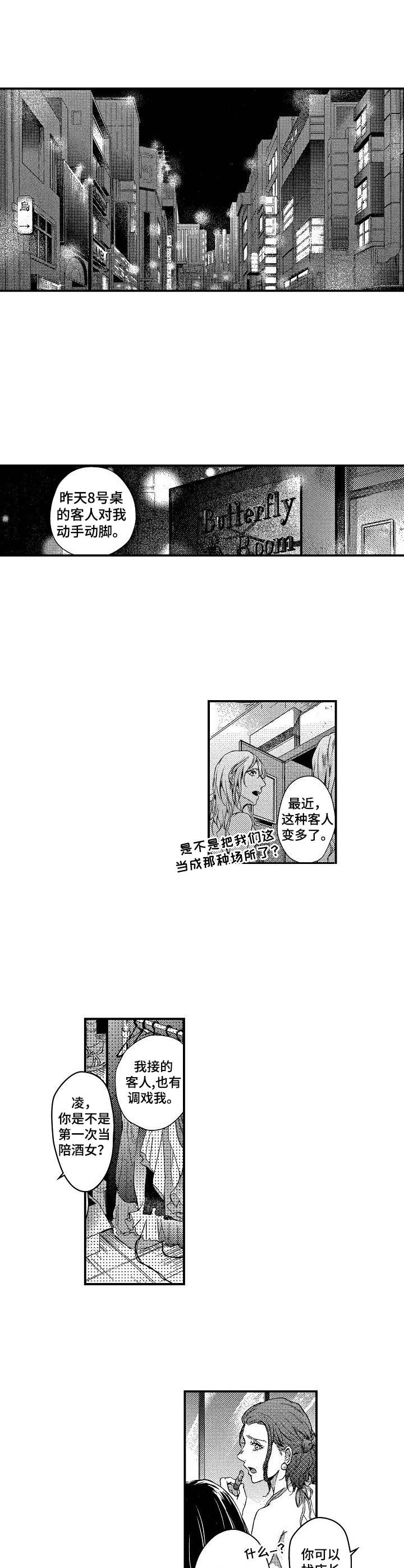 霓虹灯街漫画,第1章：见面礼1图