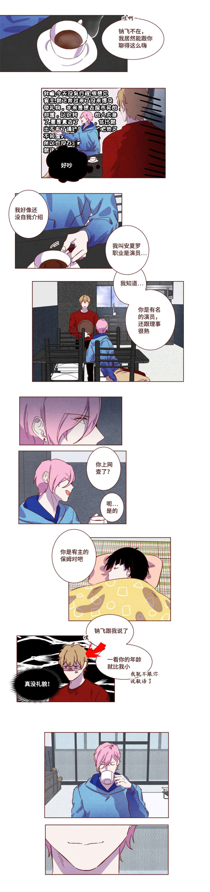 雇佣奇遇漫画,第9章：他的房间4图