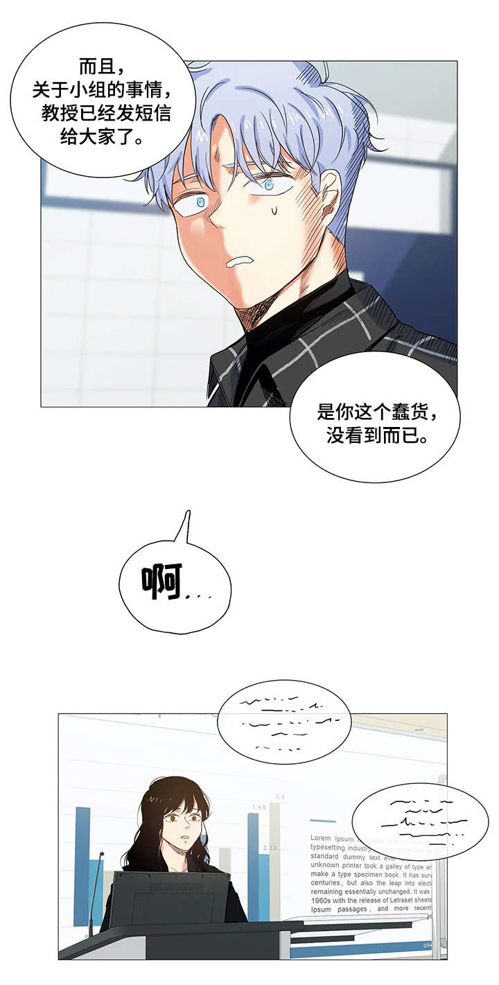 固执爱人漫画,第18章：上课1图