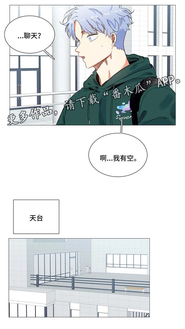 固执爱人漫画,第41章：聊天1图