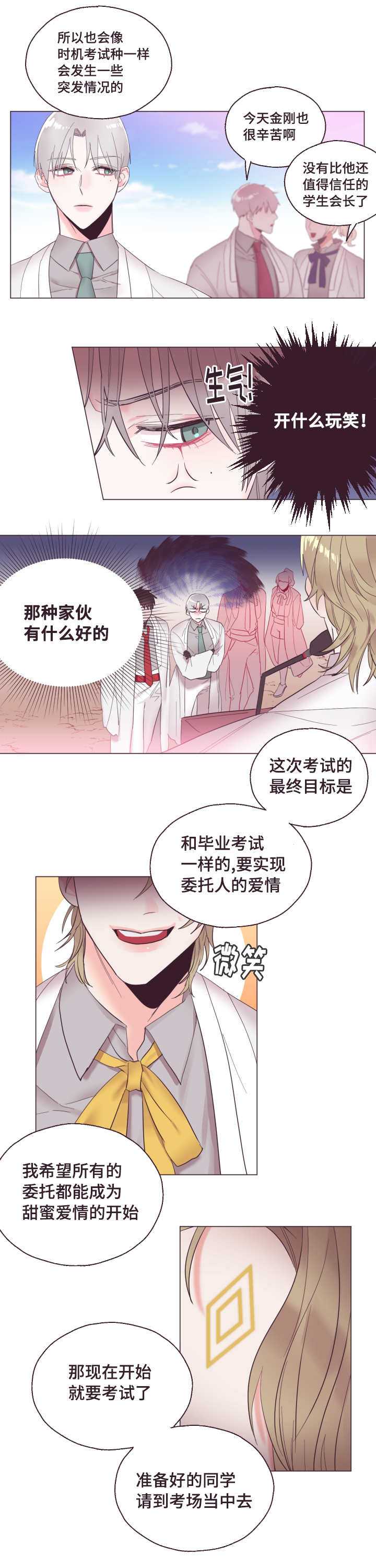 毕业考漫画,第3章：那必须的2图