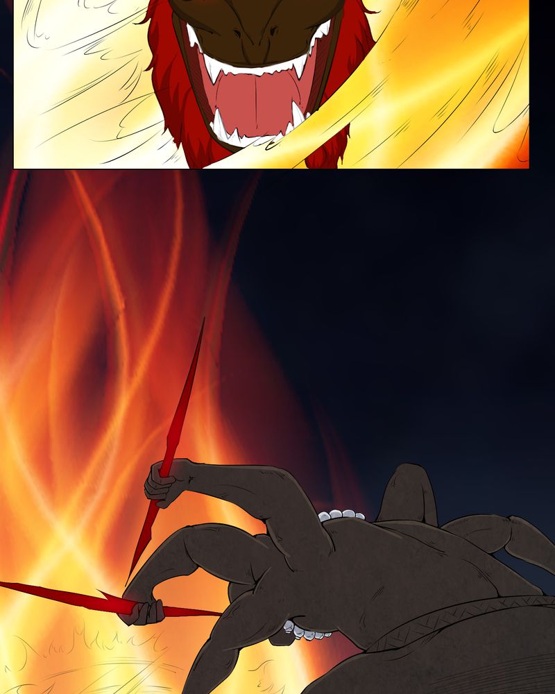 梦魇之地漫画,第49章：荒兽之火5图