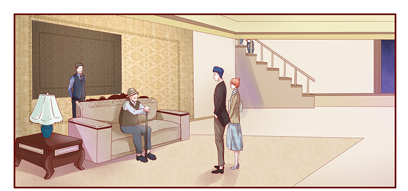 霸道总裁爱上我漫画,第107章：顾家的血统1图