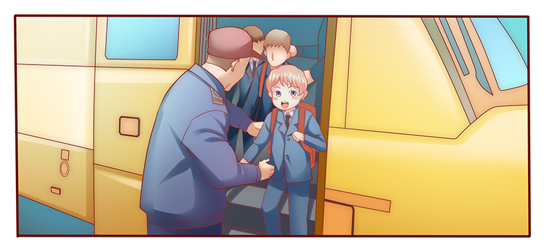 霸道总裁爱上我孙墨涵漫画,第56章：这是从幼儿园回来的车！3图