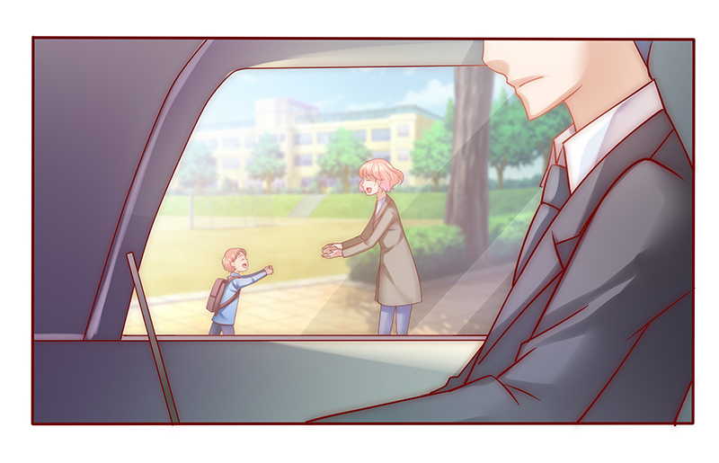 霸道总裁爱上我孙墨涵漫画,第56章：这是从幼儿园回来的车！5图