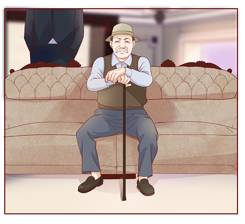 霸道总裁爱上我漫画,第106章：好凶的老伯4图