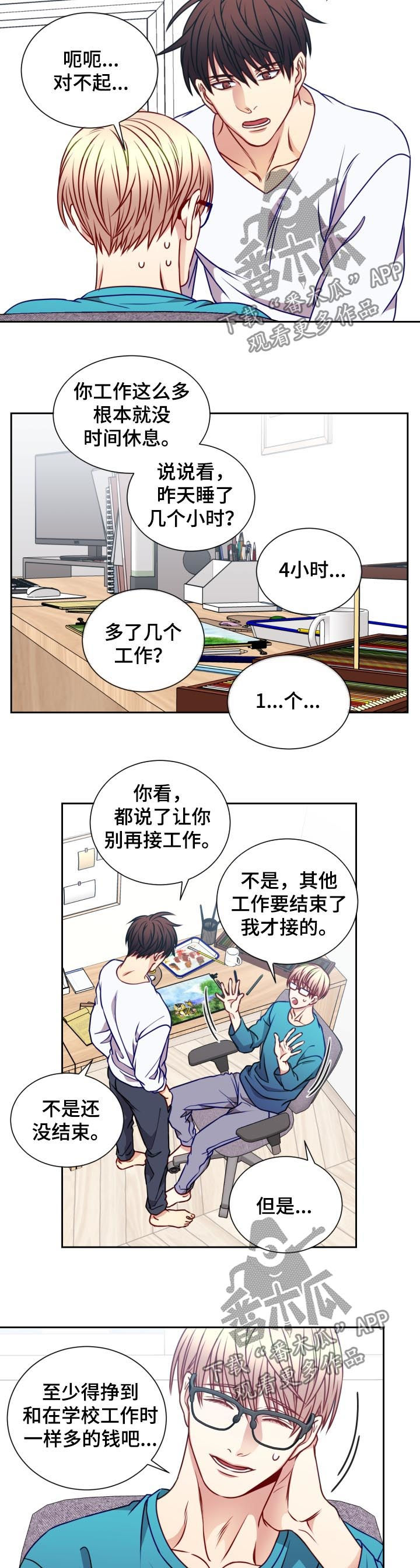 阳光老师团队舞蹈漫画,第82章：工作狂1图