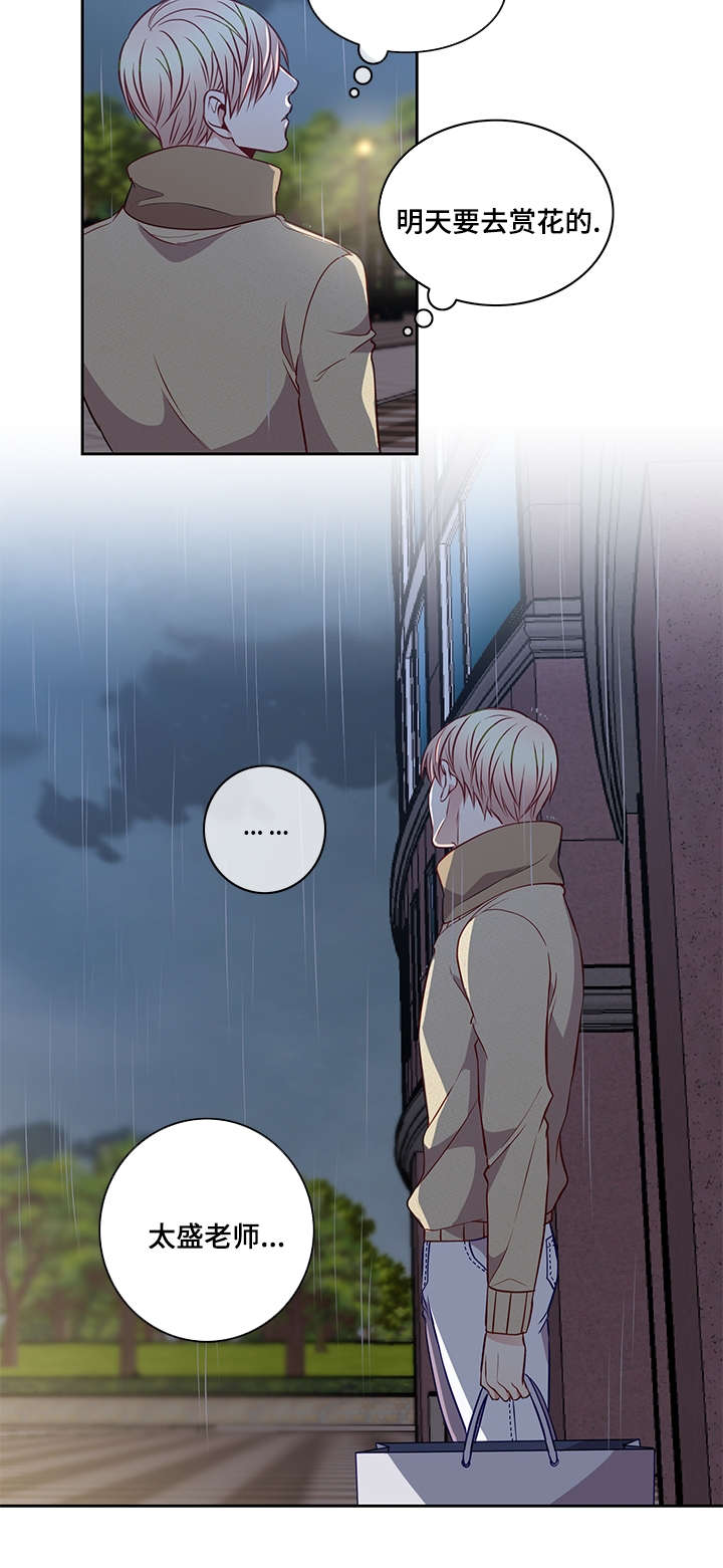 阳光老师漫画,第29章：淋雨5图