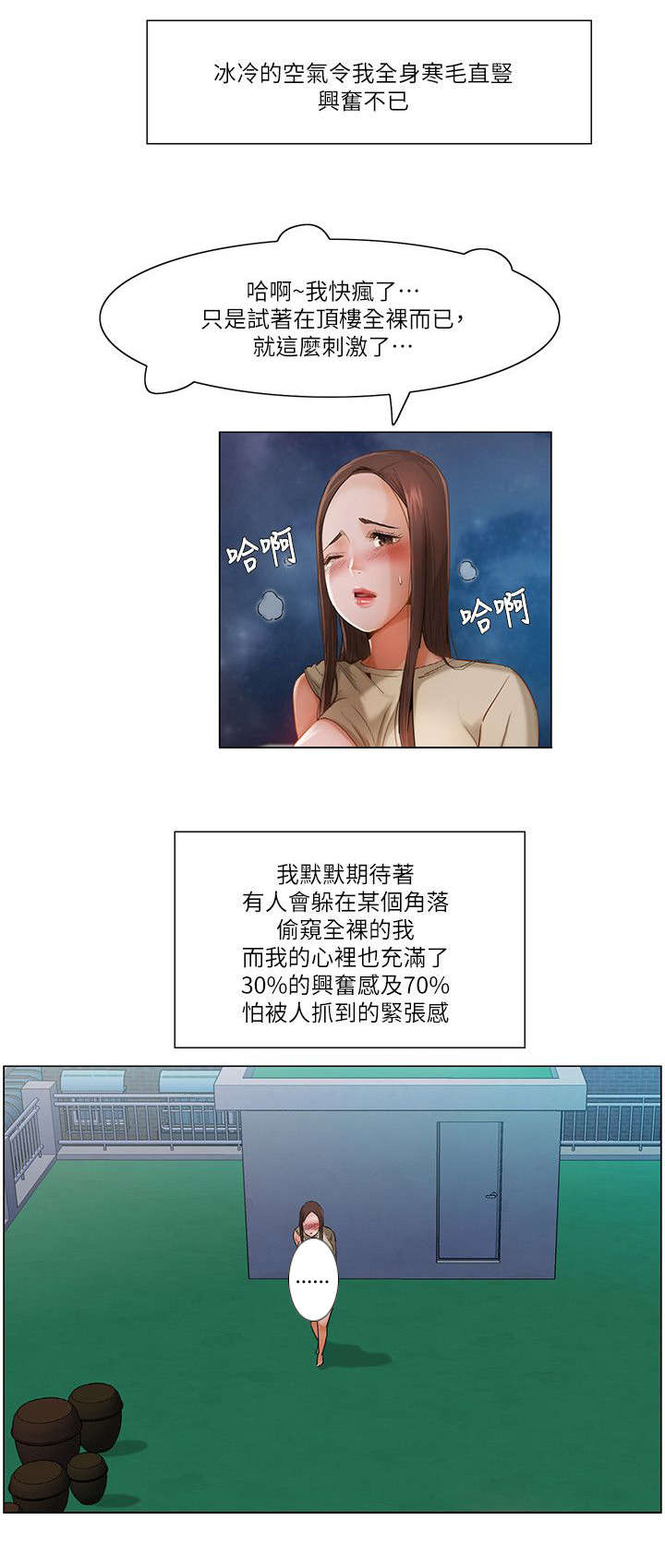 享受注视漫画,第32章：天台2图