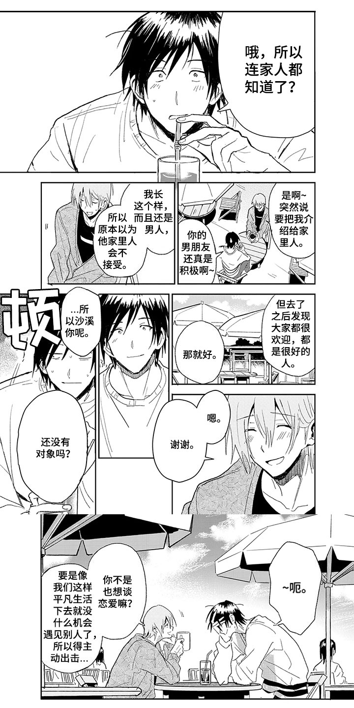 奇怪的两人漫画,第1章：被发现1图