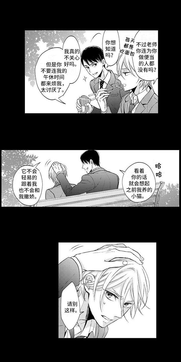 小猫分心啦漫画,第3章：狼狈样2图