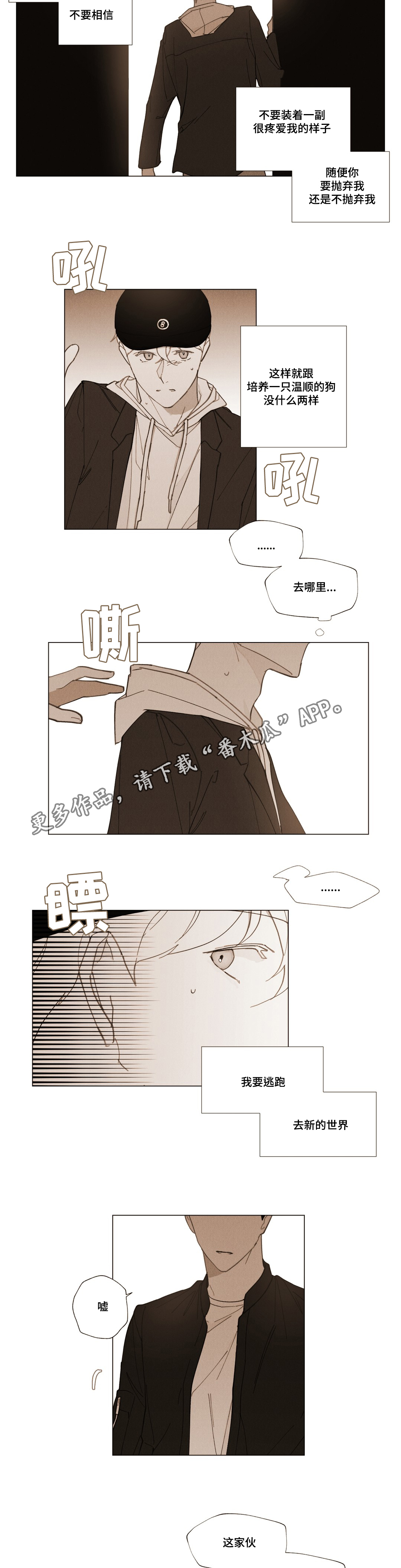 真诚的世界漫画,第27章：我要逃跑2图