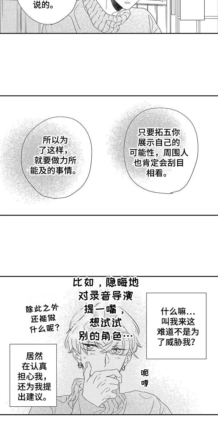 逆位声优漫画,第8章：委屈2图