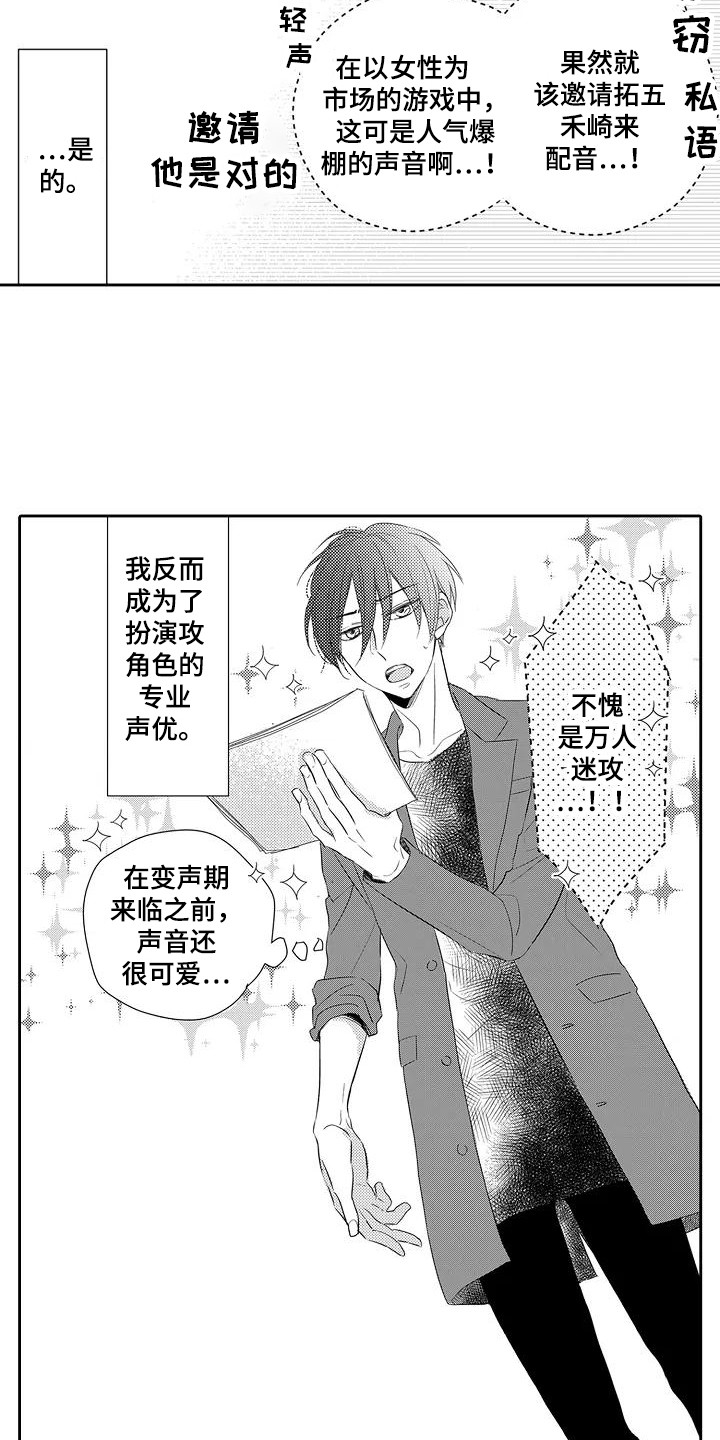 逆位声优漫画,第1章：配音演员1图