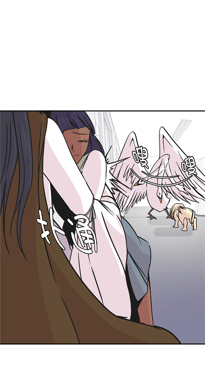 奇妙的动物高中漫画,第80章：激烈的战斗3图