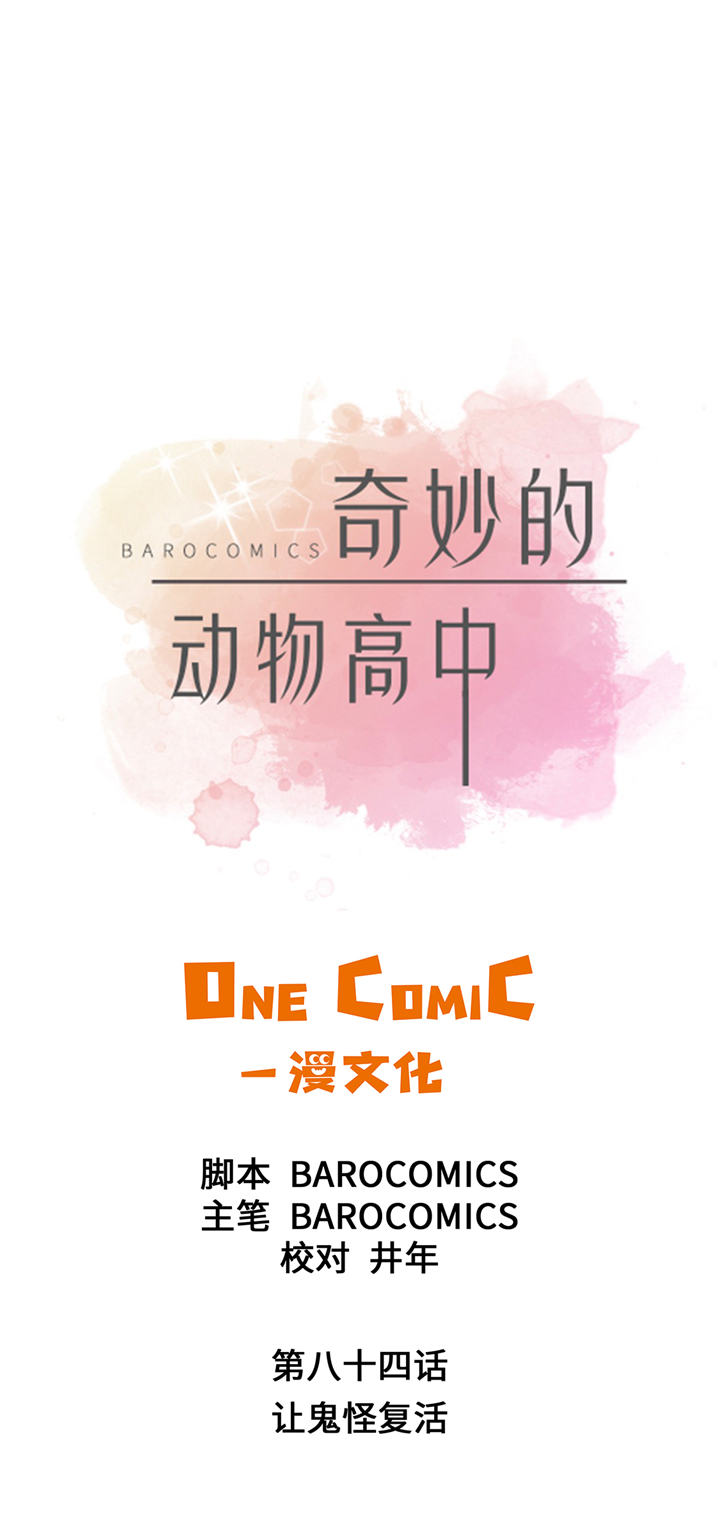 奇妙的动物高中漫画,第85章：在人类中生活1图