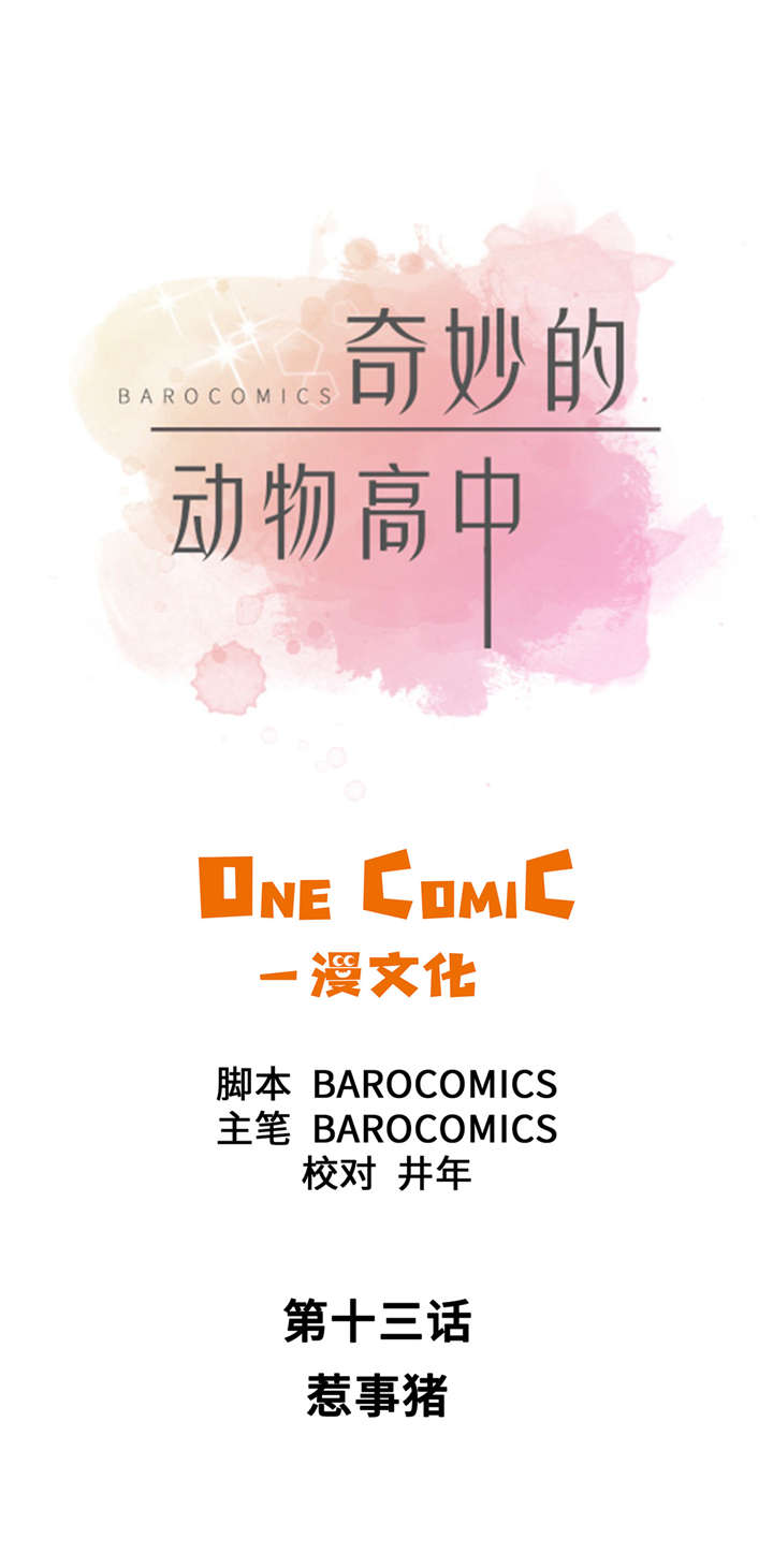 小学课外书奇妙的动物漫画,第13章：惹事猪1图