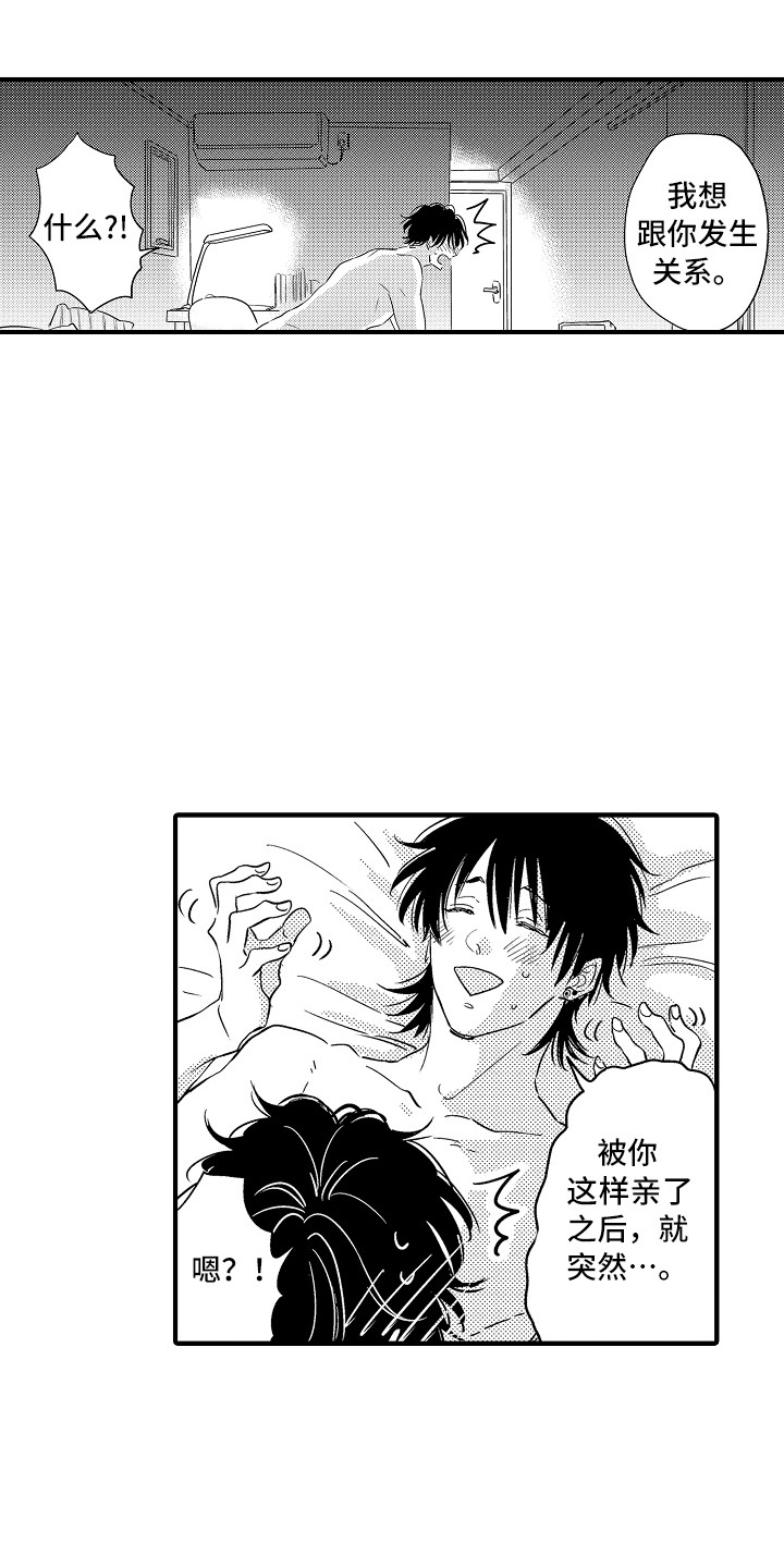 梦中的举动漫画,第22章：很开心4图