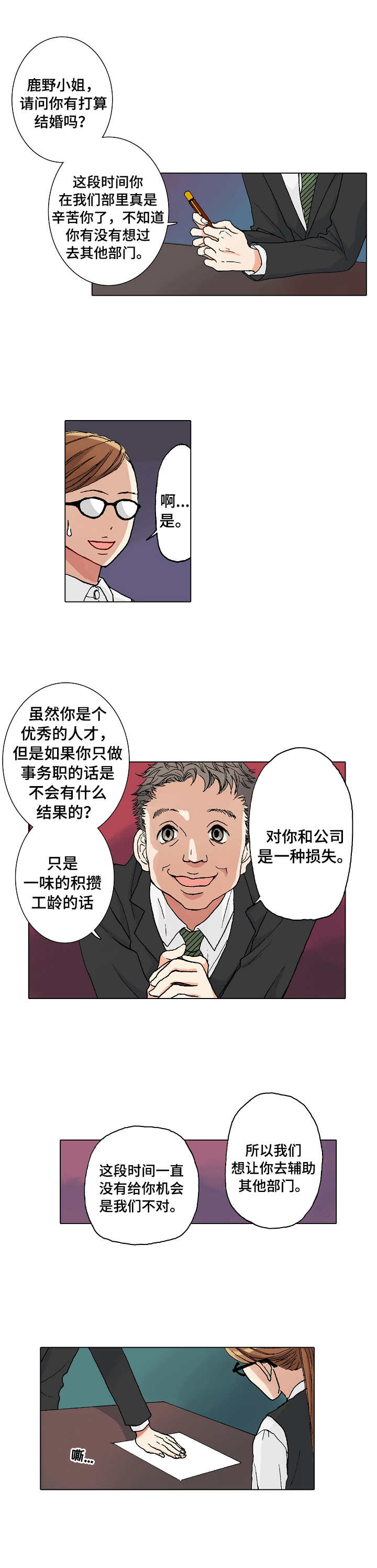 距离零点还有几秒漫画,第1章：调职2图