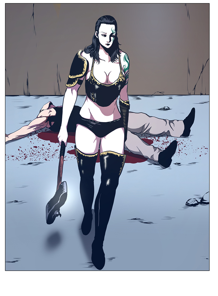 逆天狂人漫画,第87章：女巨人的攻击5图