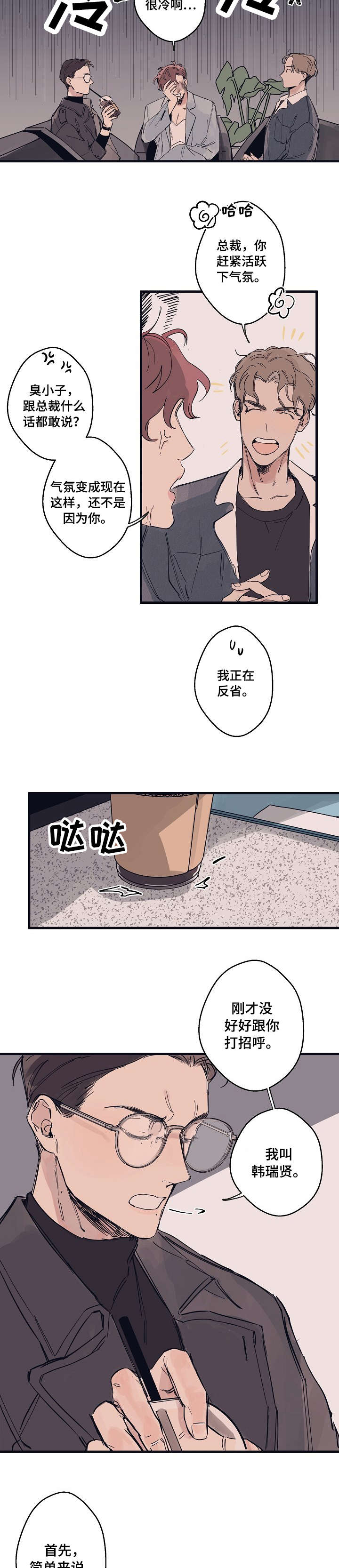 时尚跑道漫画,第3章：名片2图