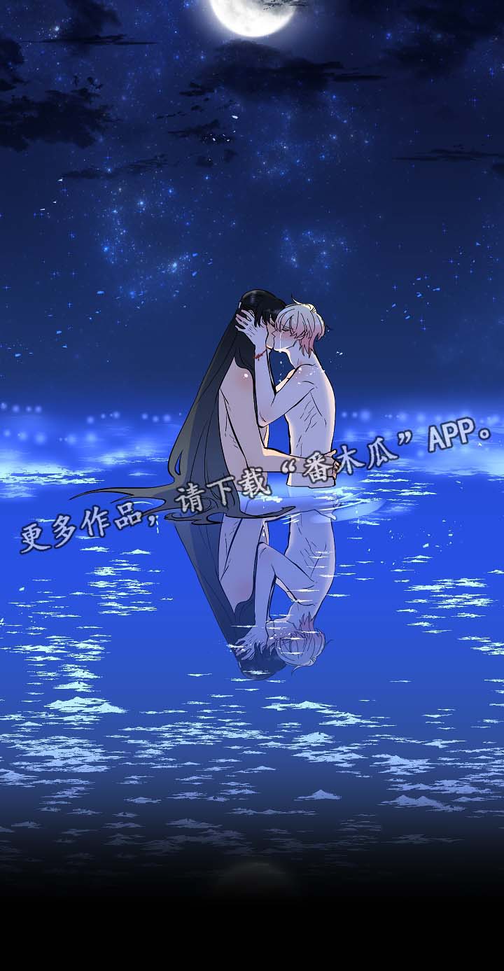 人鱼的泪水漫画,第32章：月下美景3图